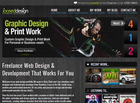 Joosed Design - Freelance Web Design & Development